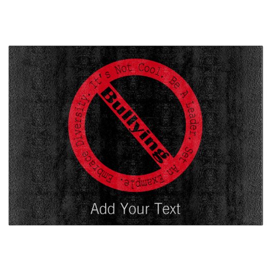 Stop Bullying-Logo by Shirley Taylor Snijplank (Voorkant)