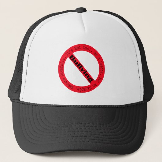 Stop Bullying-Logo by Shirley Taylor Trucker Pet (Voorkant)