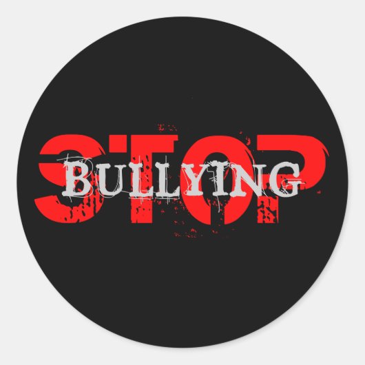 STOP BULLYING Sticker (Voorkant)