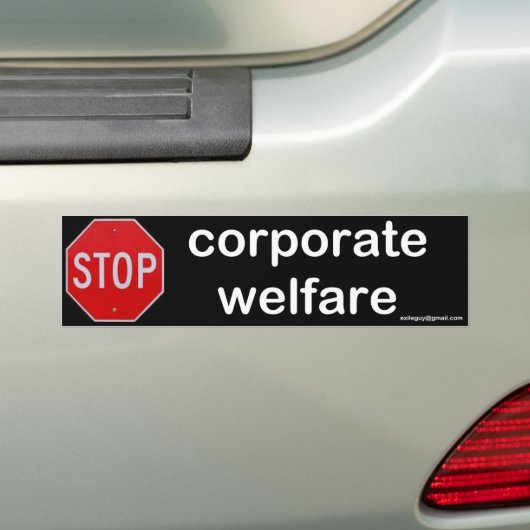 STOP BUMPERSTICKER (Op auto)