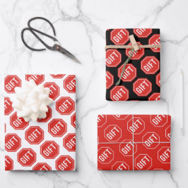 STOP: CADEAU Grappige unieke nieuwigheid Eenvoudig Inpakpapier Vel