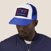 Stop campagne voor verspreiding van het coronaviru trucker pet (In situ)