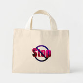 Stop Canvas tas (Voorkant)