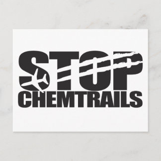 Stop Chemtrails Briefkaart
