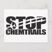 Stop Chemtrails Briefkaart (Voorkant)