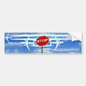 Stop Chemtrails Bumpersticker (Voorkant)