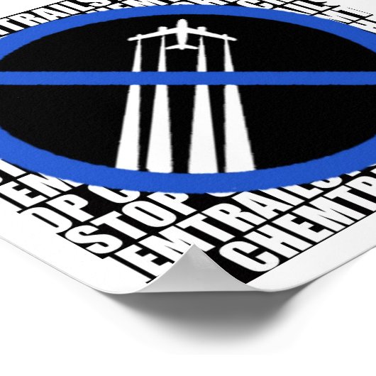 Stop Chemtrails! Poster (Hoek)