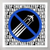 Stop Chemtrails! Poster (Voorkant)