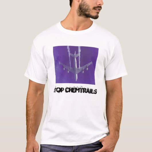 Stop Chemtrails T-shirt (Voorkant)