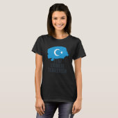 Stop Chinees terrorisme T-shirt (Voorkant volledig)