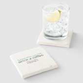 Stop - Coasters  Stenen Onderzetter (Zijkant)