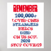 STOP COVID19 POSTER (Voorkant)