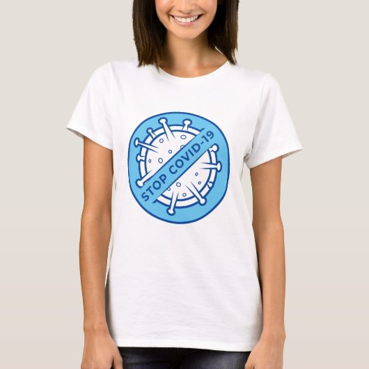 Stop Covid-19 T-shirt (Voorkant)
