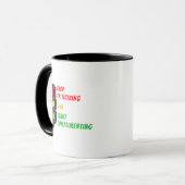 "Stop Criticizing" Mug Mok (Voorkant links)