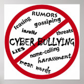 Stop Cyber Bullying Poster (Voorkant)