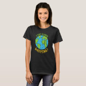 Stop de aardedagbescherming tegen opwarming t-shirt (Voorkant volledig)