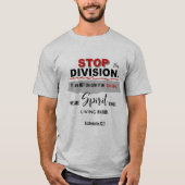 STOP de afdeling T-shirt (Voorkant)
