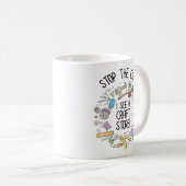 Stop de auto! Ik zie een Craft Store Koffiemok (Voorkant rechts)