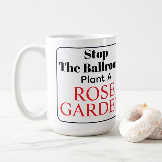 Stop de balzaal koffiemok (Met donut)