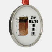 Stop de behandeling van bodems als vuil (bodemhori metalen ornament (Rechts)