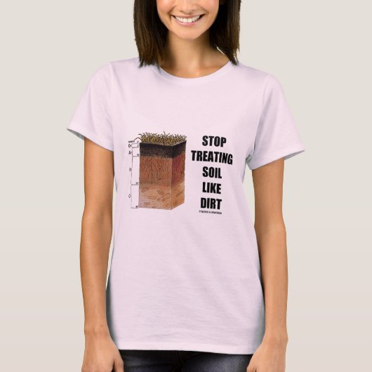 Stop de behandeling van bodems als vuil (bodemhori t-shirt (Voorkant)