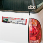 Stop de Bloody Roundup! Bumpersticker (Op Truck)
