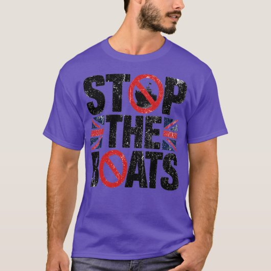 STOP DE BOTEN T-SHIRT (Voorkant)