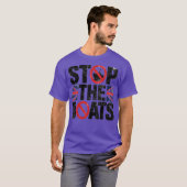 STOP DE BOTEN T-SHIRT (Voorkant volledig)