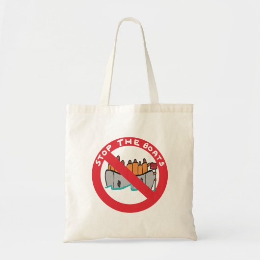 Stop De Boten Tote Bag (Voorkant)