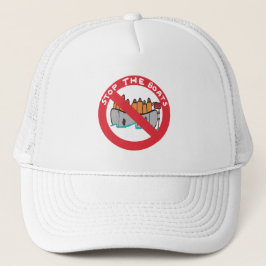 Stop De Boten Trucker Pet