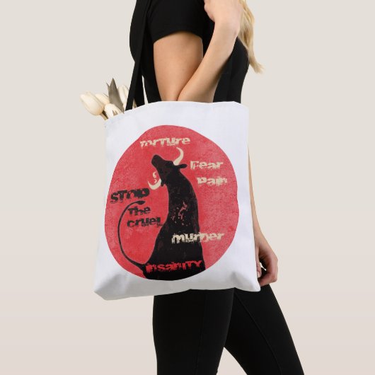Stop de Bullfights - Canvas tas (Dichtbij)