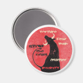 Stop de Bullfights - Magnet (Voorkant / Achterkant)