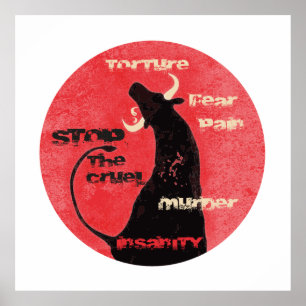 Stop de Bullfights - Poster