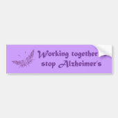 Stop de Bumpersticker van Alzheimer (Voorkant)