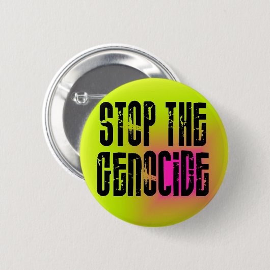 Stop de Button Genocide (Voorkant /achterkant)