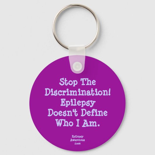 Stop de discriminatie! sleutelhanger (Voorkant)