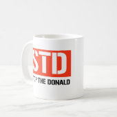 STOP DE DONALD KOFFIEMOK (Voorkant links)