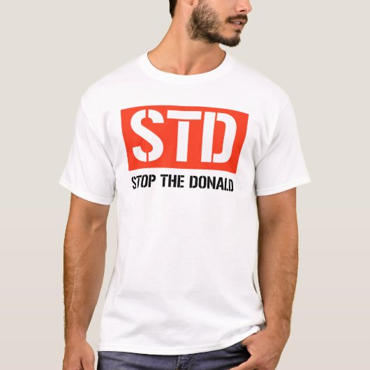 STOP DE DONALD T-SHIRT (Voorkant)