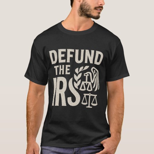 STOP DE FINANCIERING VAN DE IRS T-SHIRT (Voorkant)