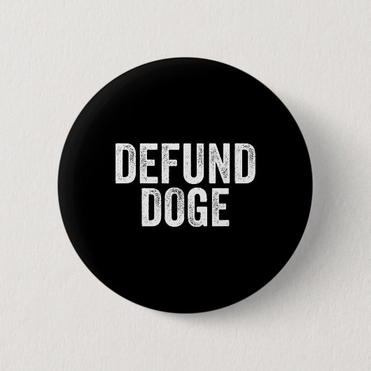 Stop de financiering van Doge, beëindig de verniet Ronde Button 5,7 Cm (Voorkant)