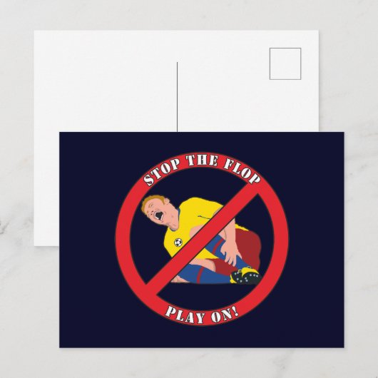 STOP DE FLAP BRIEFKAART (Voorkant / Achterkant)