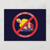 STOP DE FLAP BRIEFKAART (Voorkant)