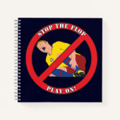 STOP DE FLAP NOTITIEBOEK (Voorkant)