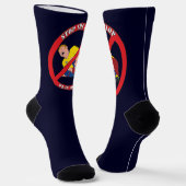 STOP DE FLAP SOKKEN (Gebogen)