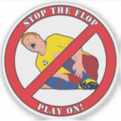 STOP DE FLAP STICKER (Voorkant)