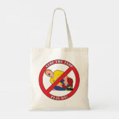 STOP DE FLAP TOTE BAG (Achterkant)