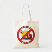 STOP DE FLAP TOTE BAG (Voorkant)