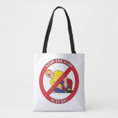 STOP DE FLAP TOTE BAG (Voorkant)