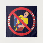 STOP DE FLAP WANDKLEED (Voorkant (horizontaal))