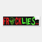 Stop de Frack Lies! Bumpersticker (Voorkant)